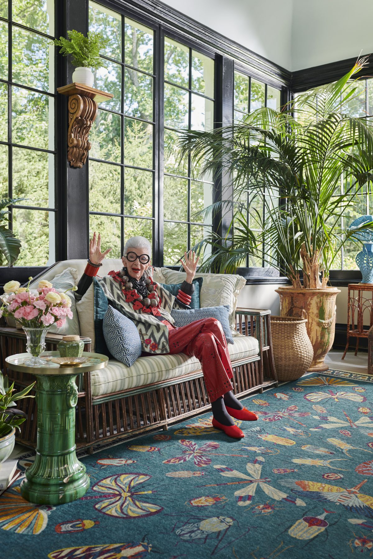 Iris Apfel — Cultural Partnership for Ruggable